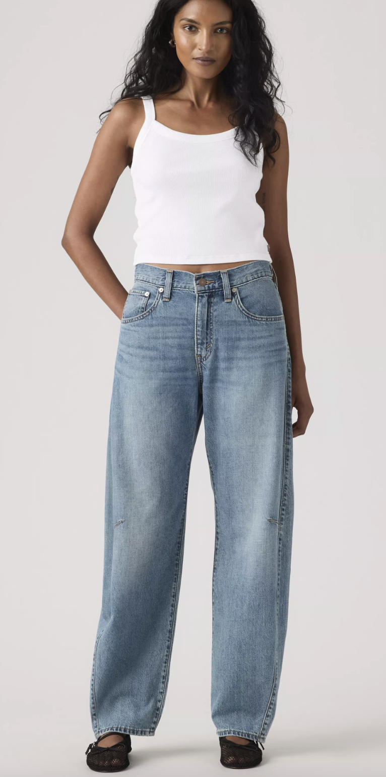 Levi's Cinch Barrel Lift Up Jeans
