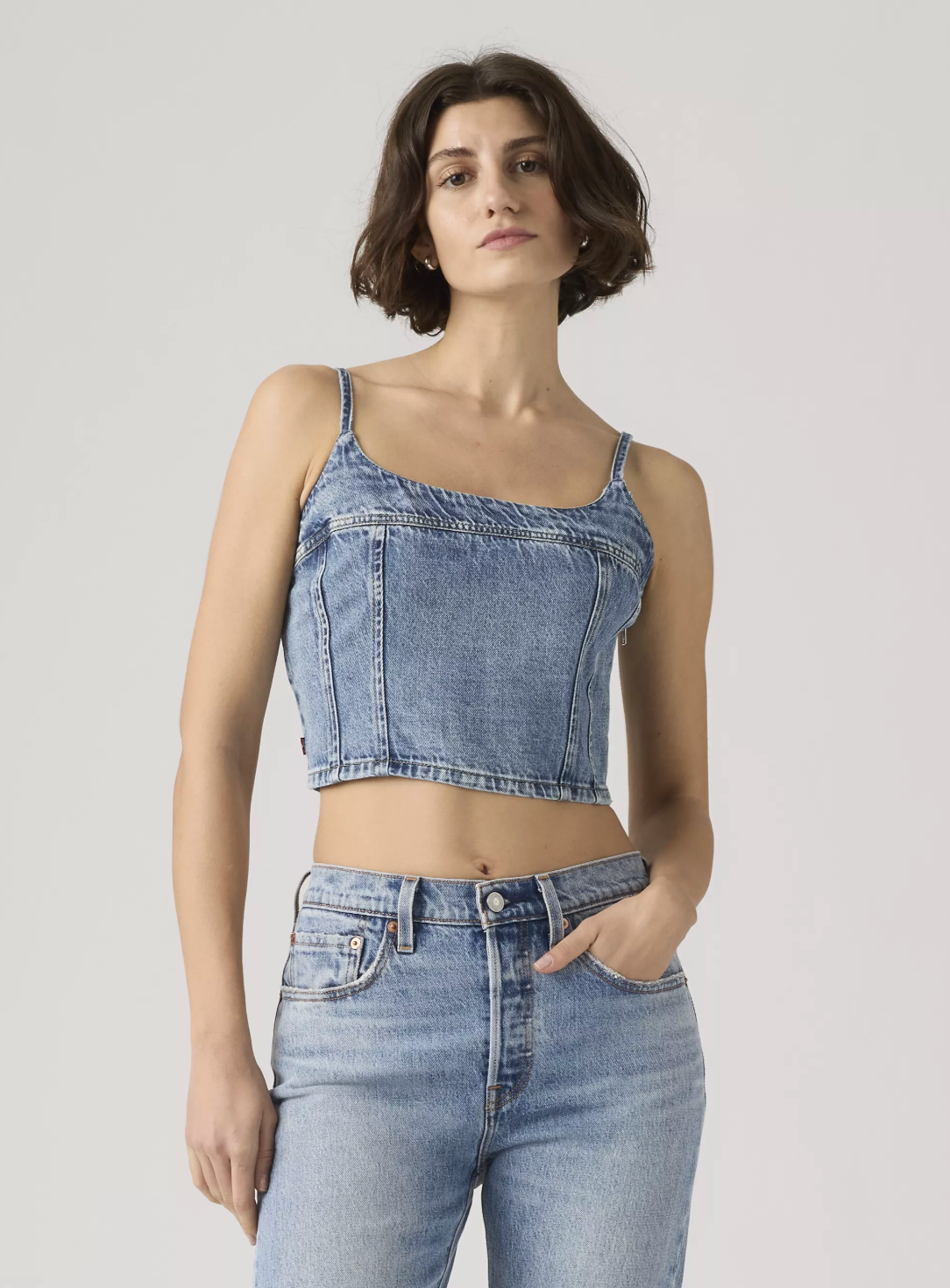 Top Jadine Denim Twisted Stone Levi's