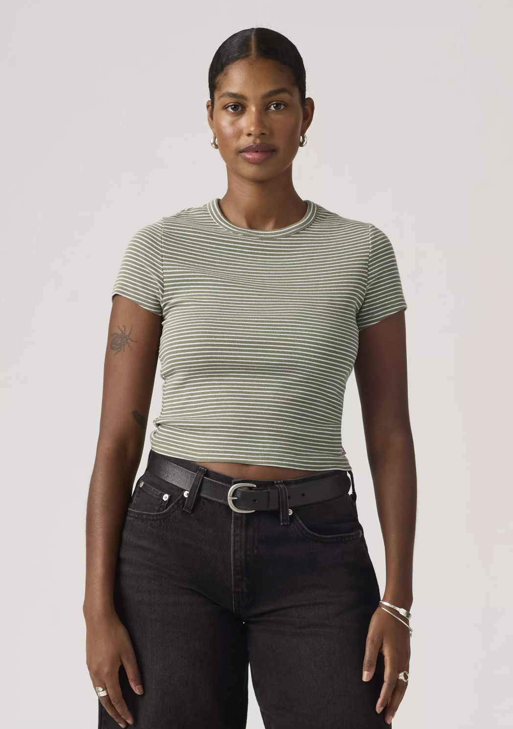 Levi's Green Hayes Cropped T-Shirt