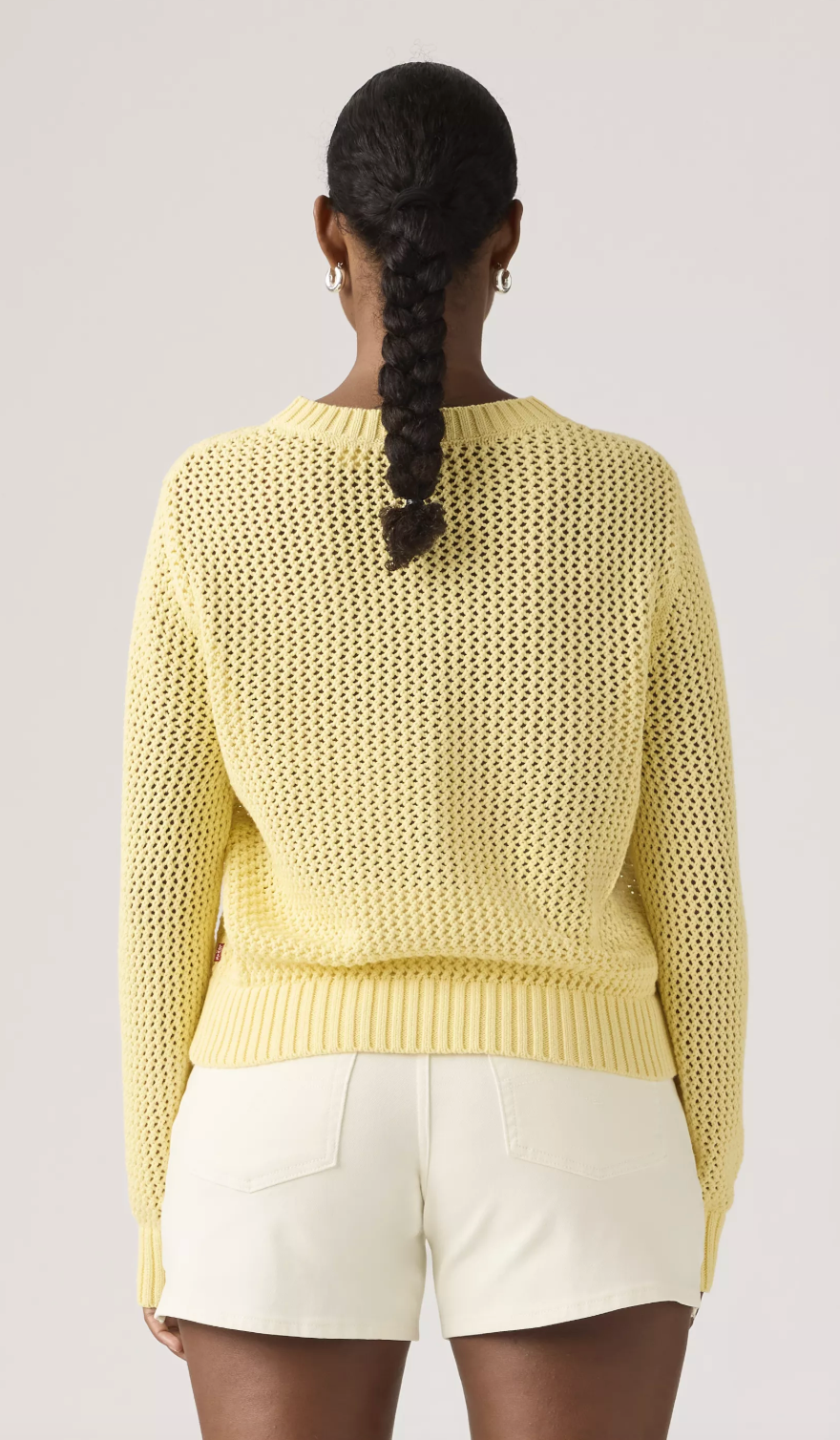 Levi's Light Yellow Gaelle Crochet Jumper