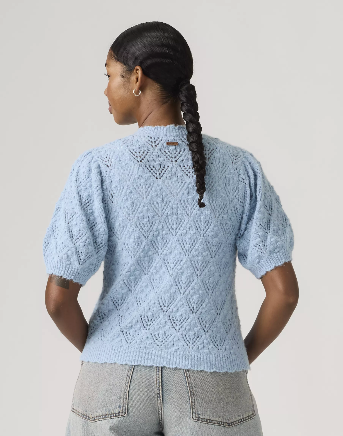 Pauline Pointelle Cardigan Levi's Blue