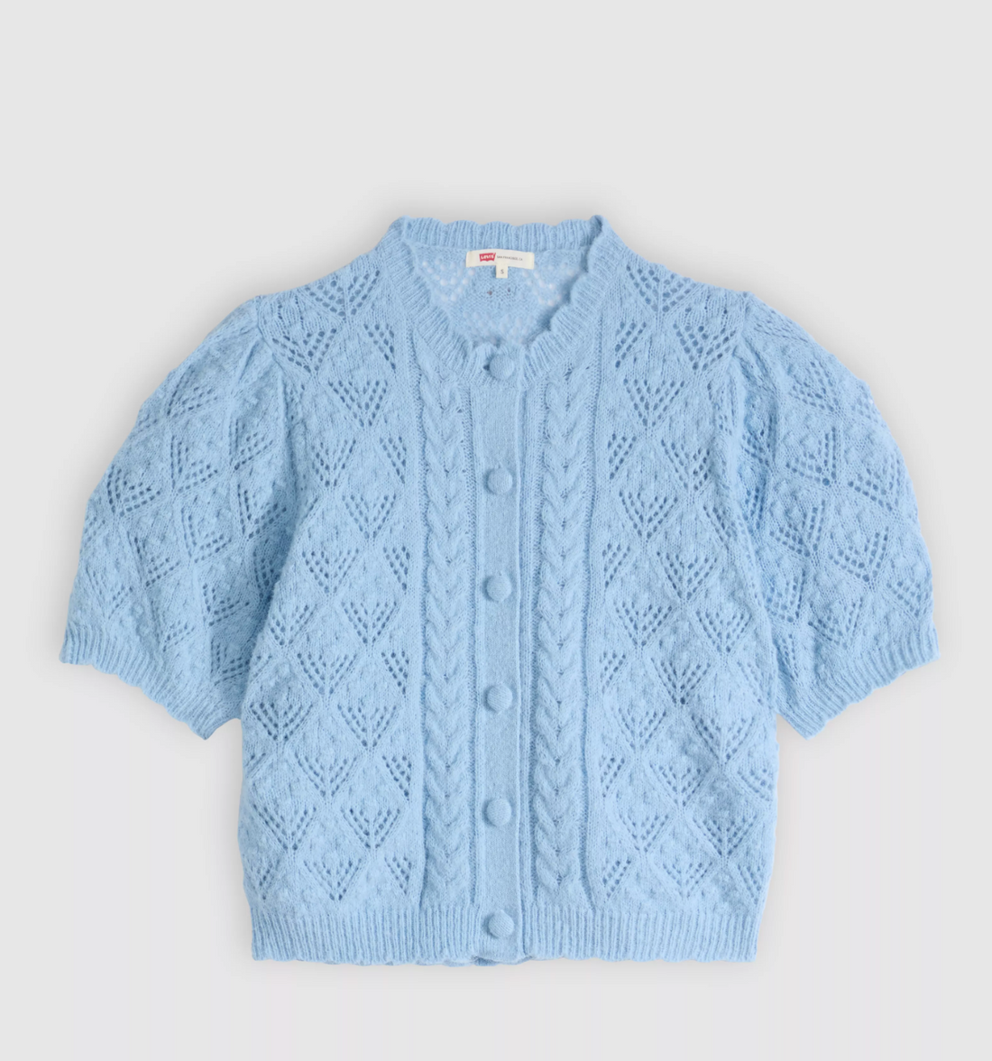 Cardigan Pauline Pointelle Bleu Levi's
