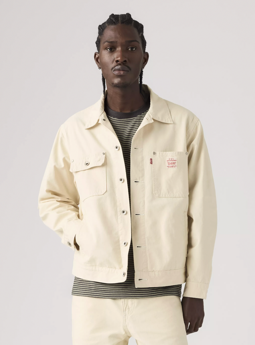 Levi's Sunrise Trucker Undyed Ecru Jacket