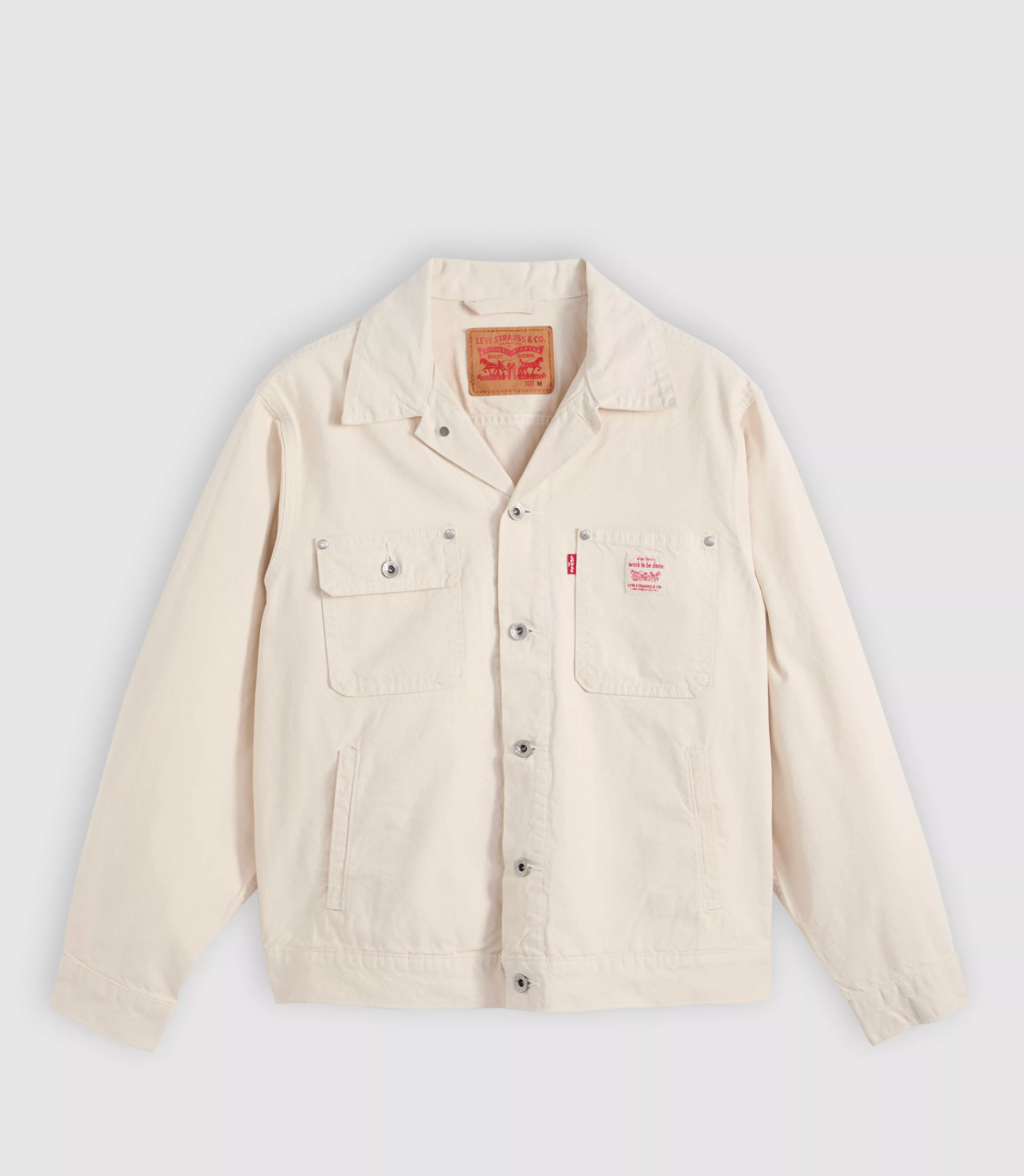 Levi's Sunrise Trucker Undyed Ecru Jacket