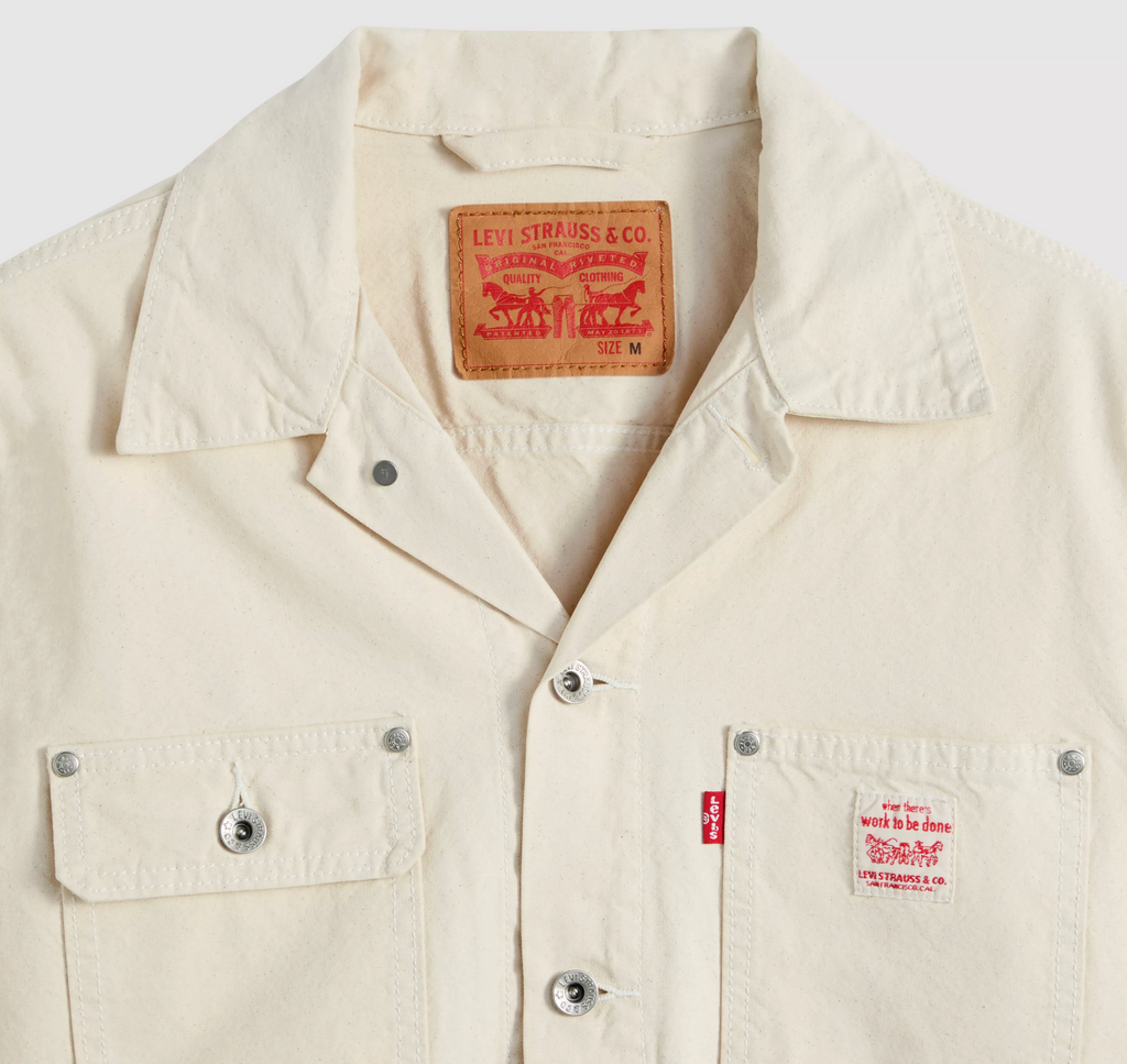 Levi's Sunrise Trucker Undyed Ecru Jacket
