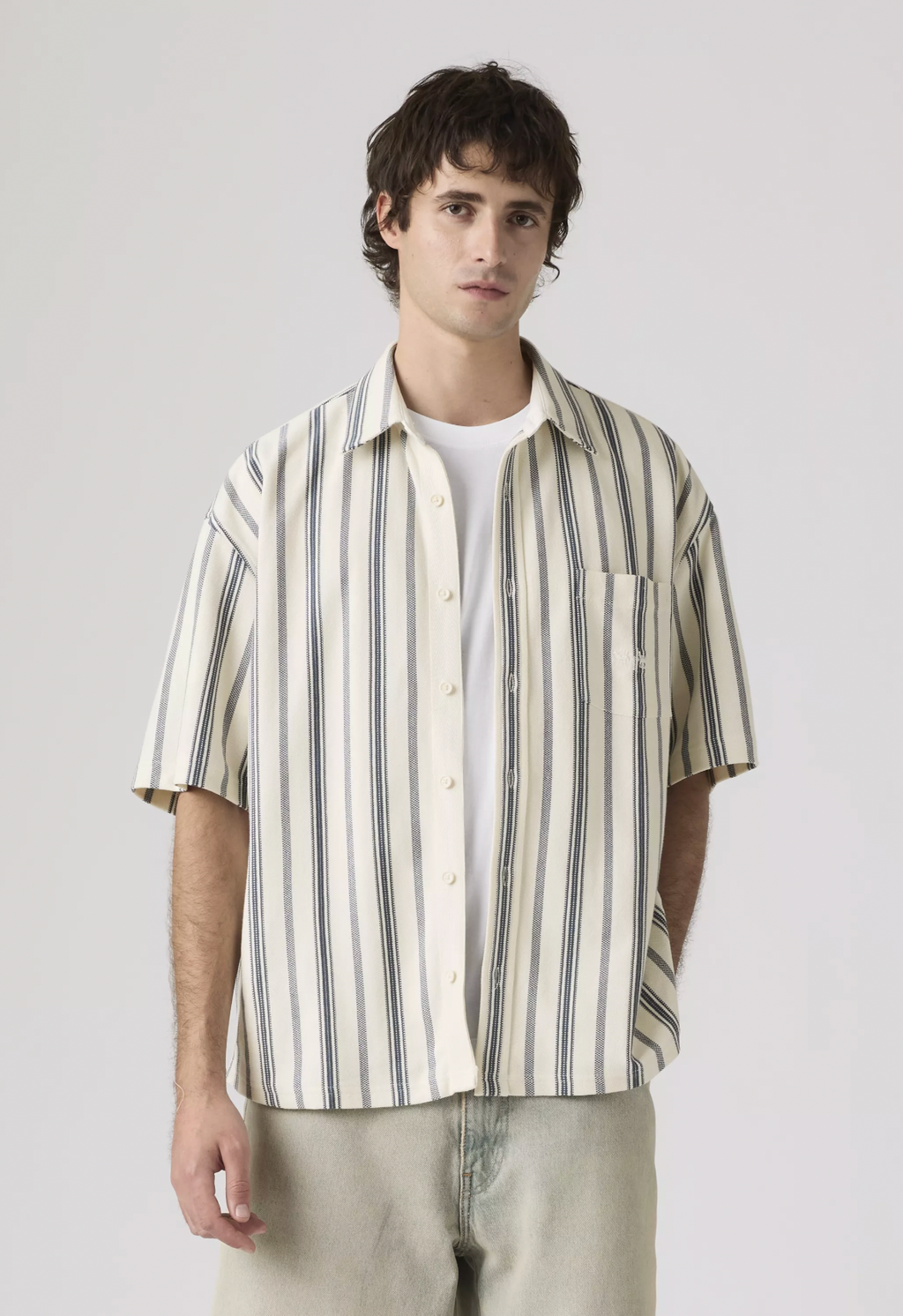 Levi's SS Dawson Pique Leigh Stripe Shirt