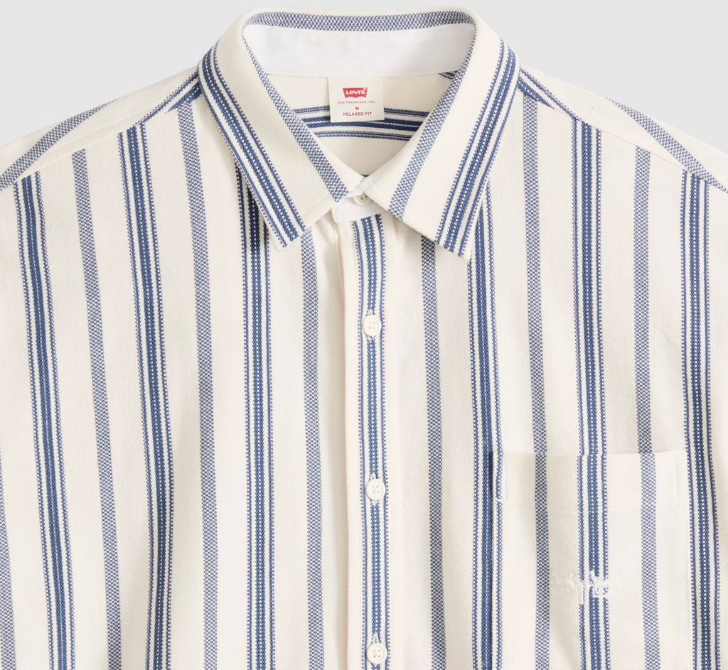 Levi's SS Dawson Pique Leigh Stripe Shirt