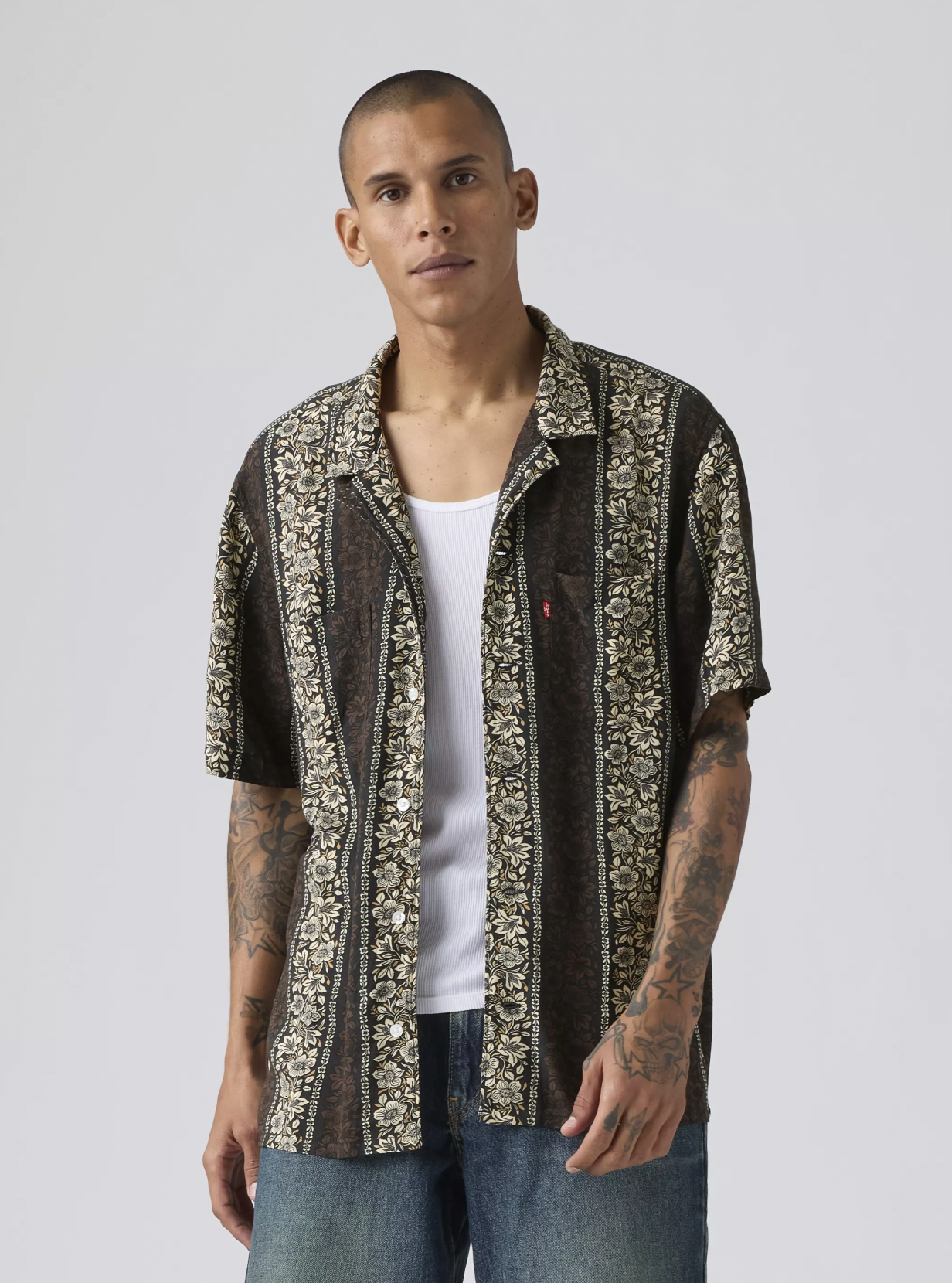 Chemise SS Classic Camper Milas Floral Stripe Levi's