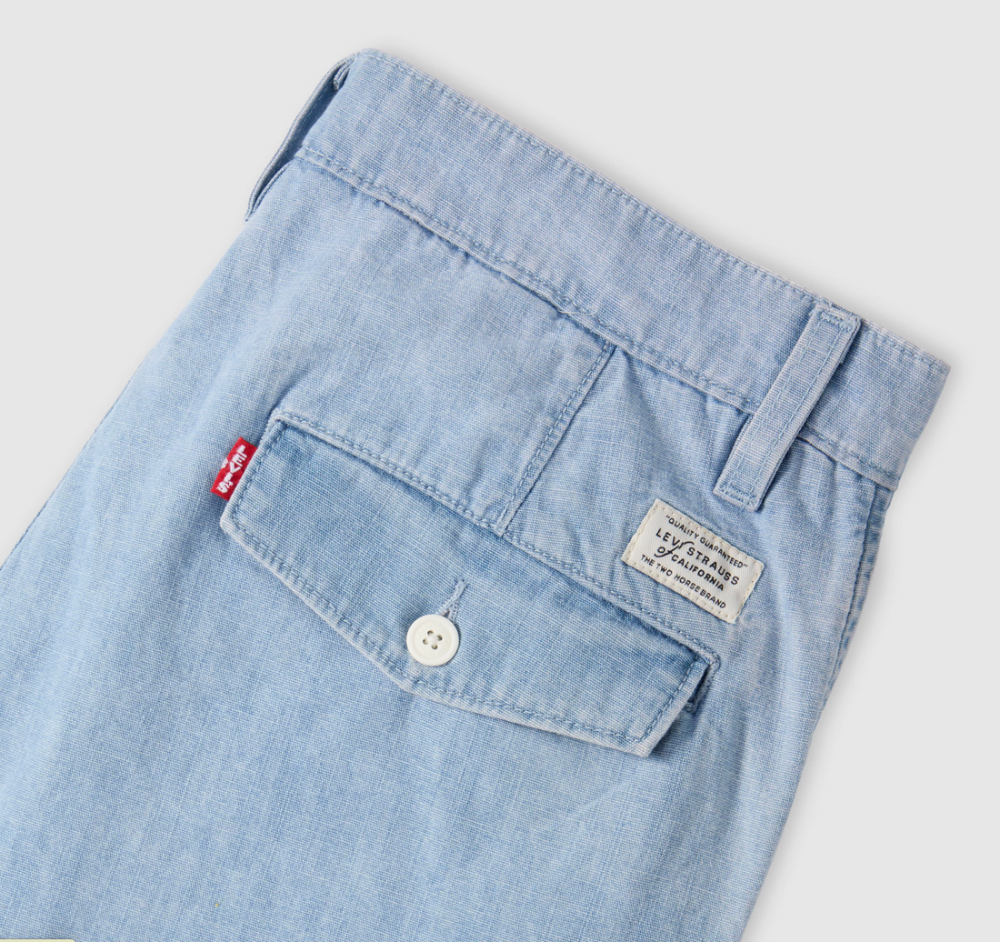 Short XX Authentic RLX Bleu Chambray Levi's