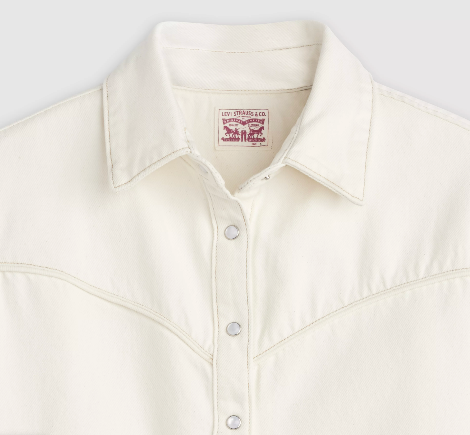 Chemise Logan SS Denim Ivoire Levi's