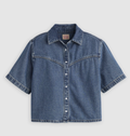 Chemise Logan SS Denim Bleu Tencel Levi's