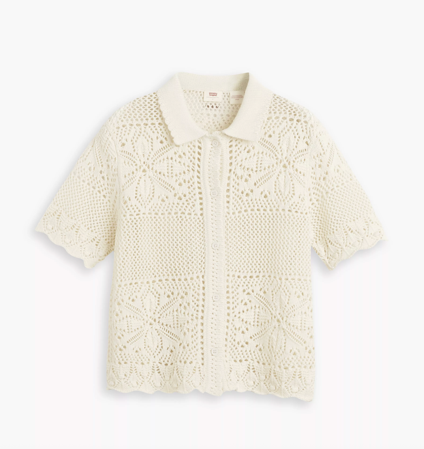 Levi's Susanna Crochet Ivory Shirt