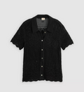 Levi's Black Susanna Crochet Shirt