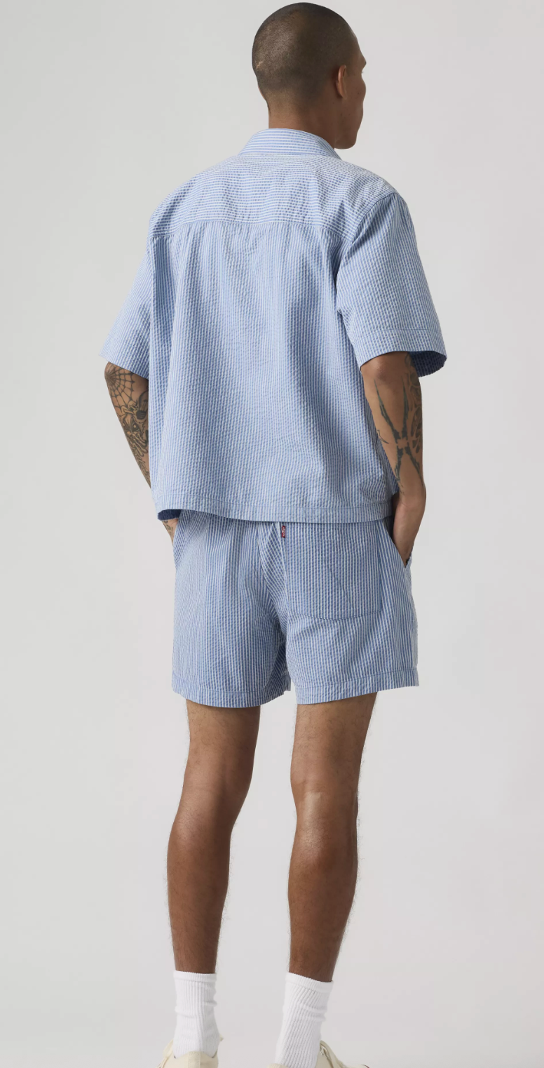 Short Eazy Stavros Stripe Bleu Levi's