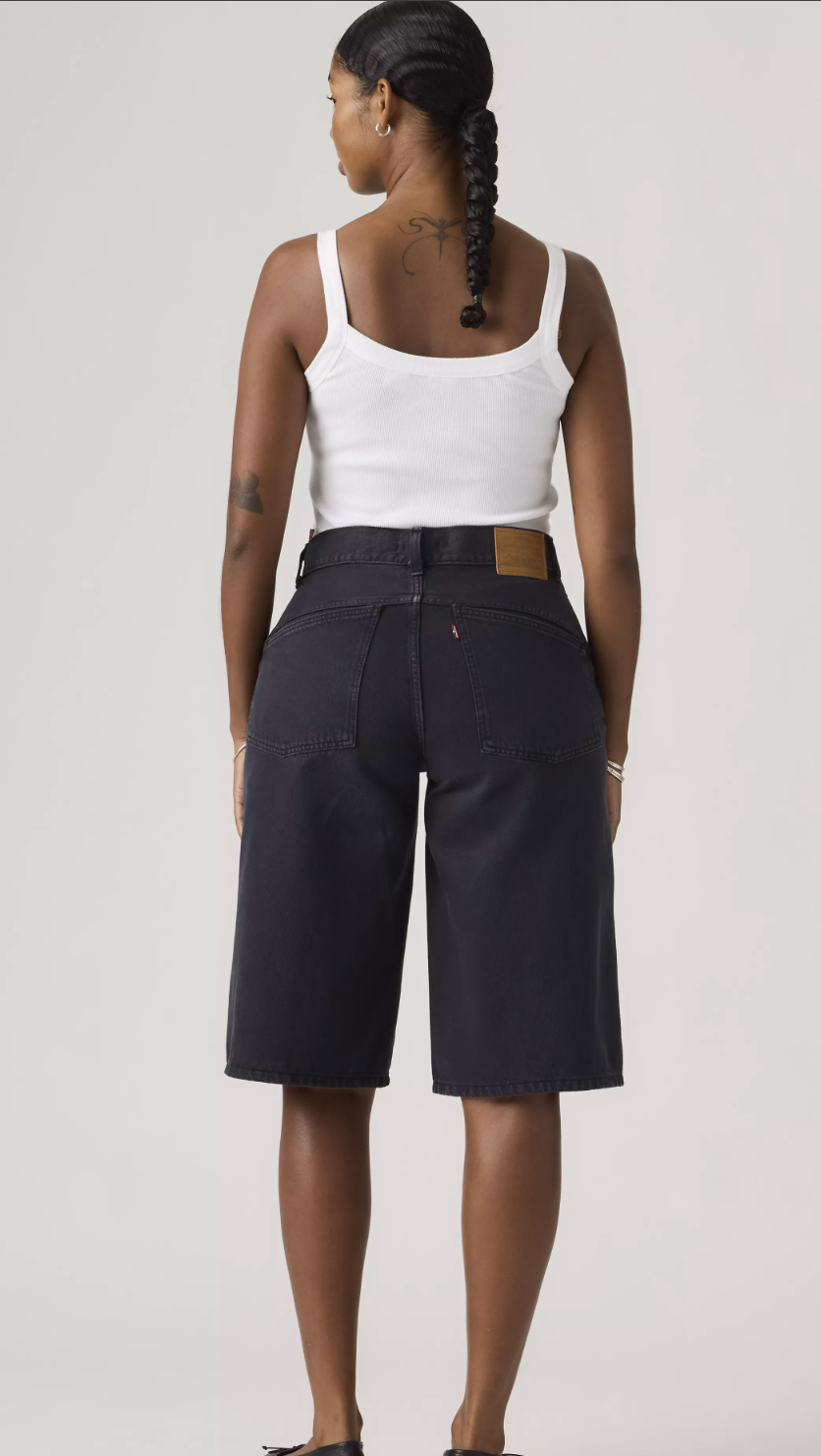 Short Super Baggy Jort Chipped Black OysterLevi's