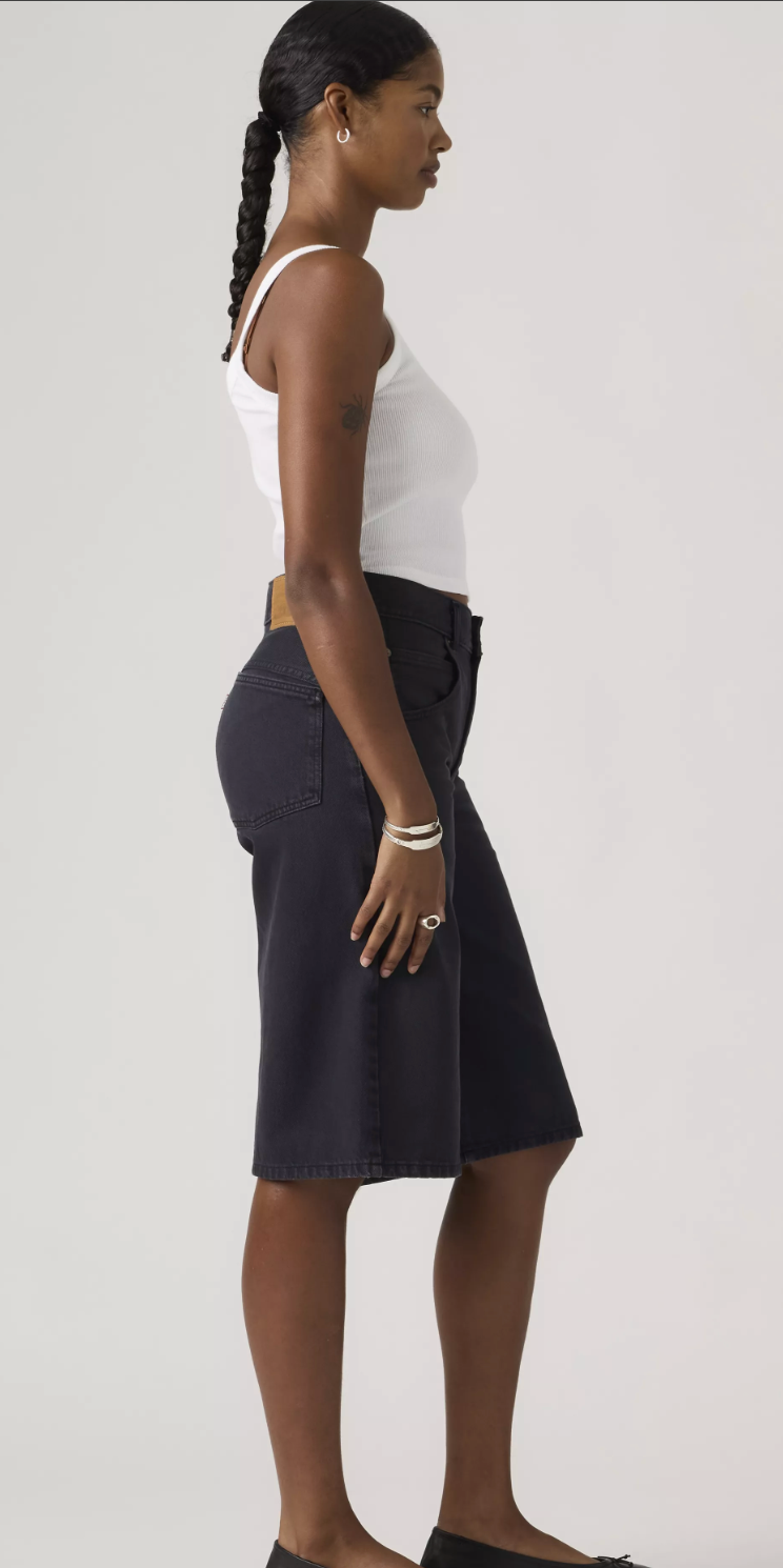 Short Super Baggy Jort Chipped Black OysterLevi's