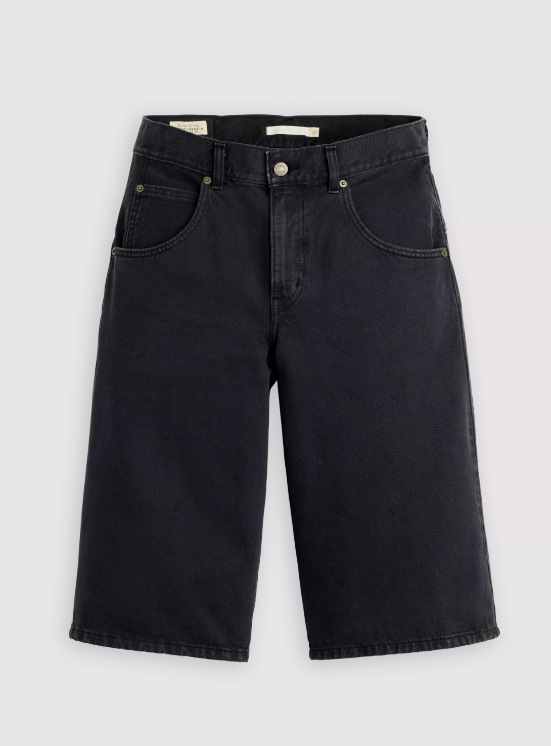 Short Super Baggy Jort Chipped Black OysterLevi's