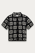 Kuwalla Tee Black Knitted Quilt Shirt