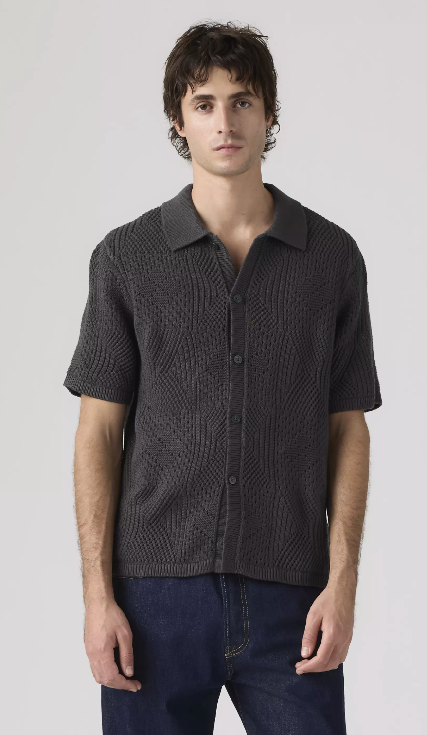 Chemise Sweater Camp Gris Foncé Levi's
