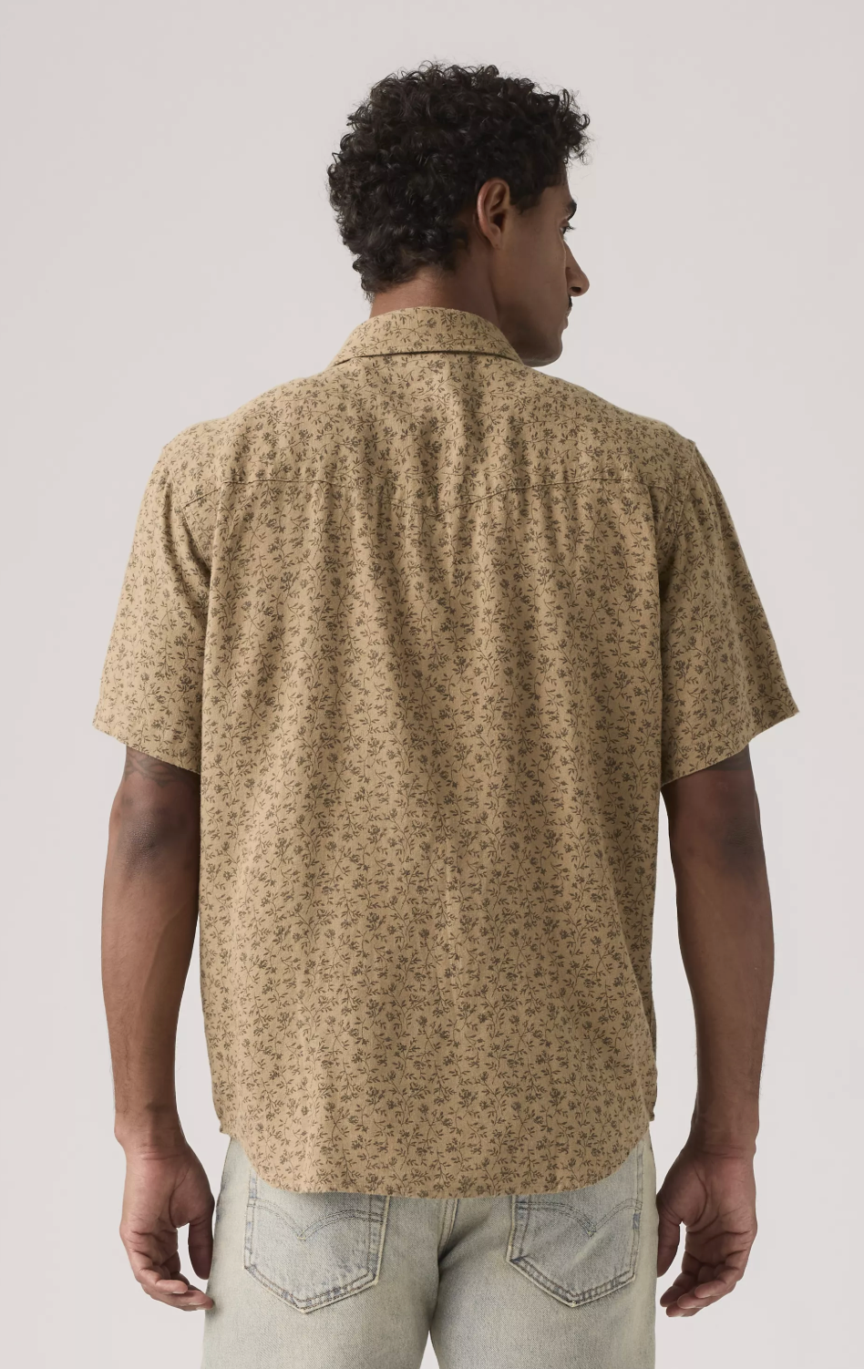 Chemise SS Relaxed Western Bran Floral Levi's