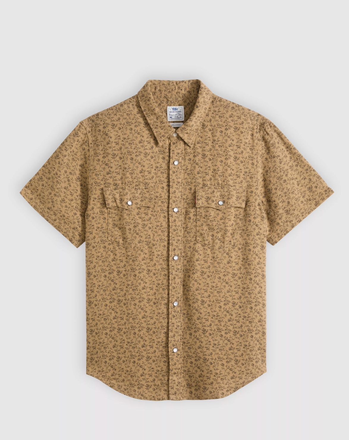 Chemise SS Relaxed Western Bran Floral Levi's