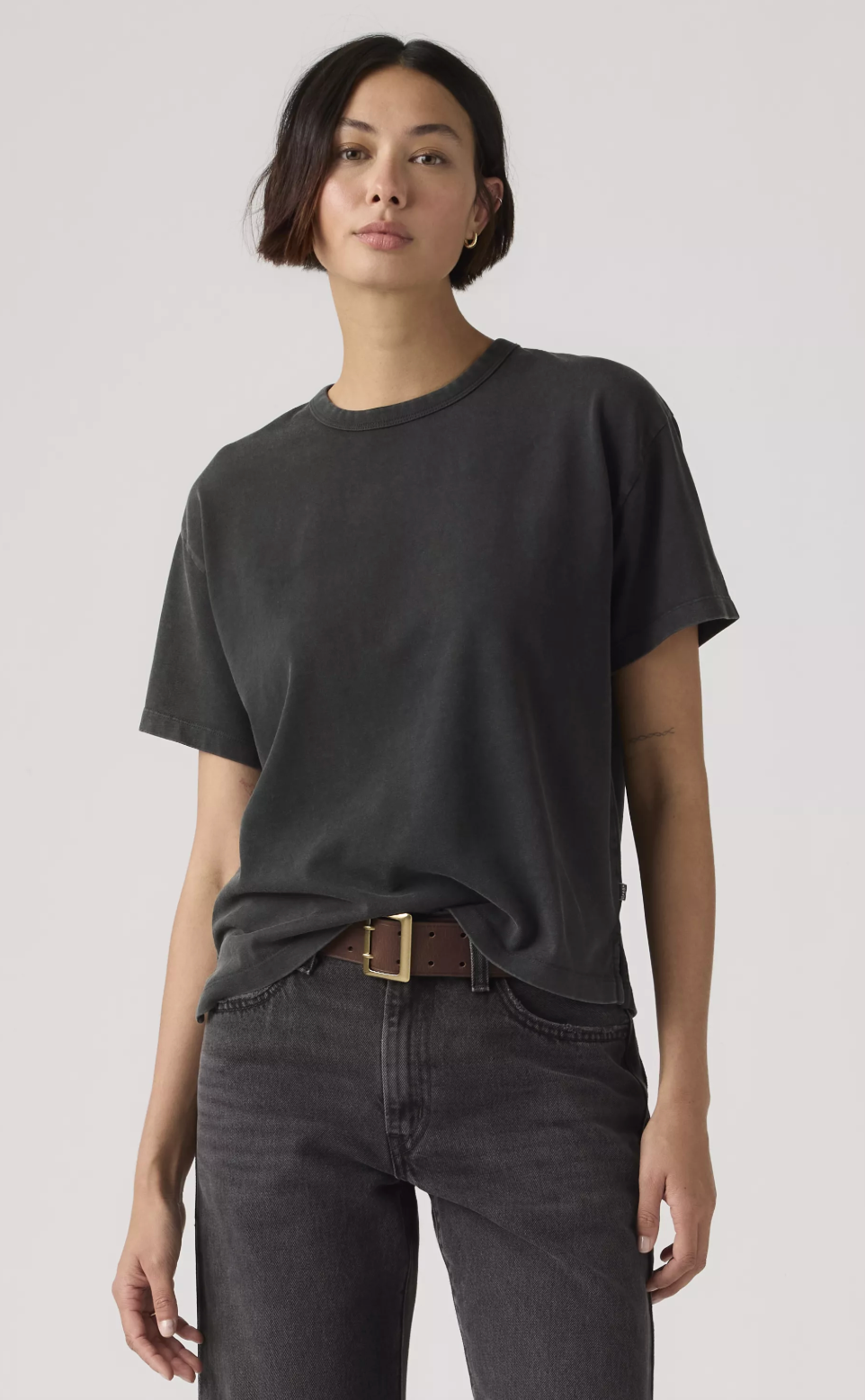 T-Shirt Vintage 90s Fade Washed Noir Levi's