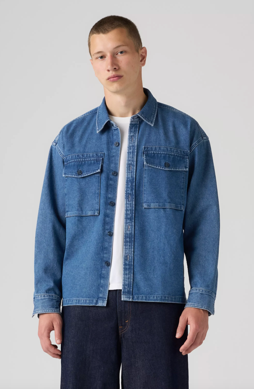 Chemise Waller Relax Indigo Herringbone Levi's