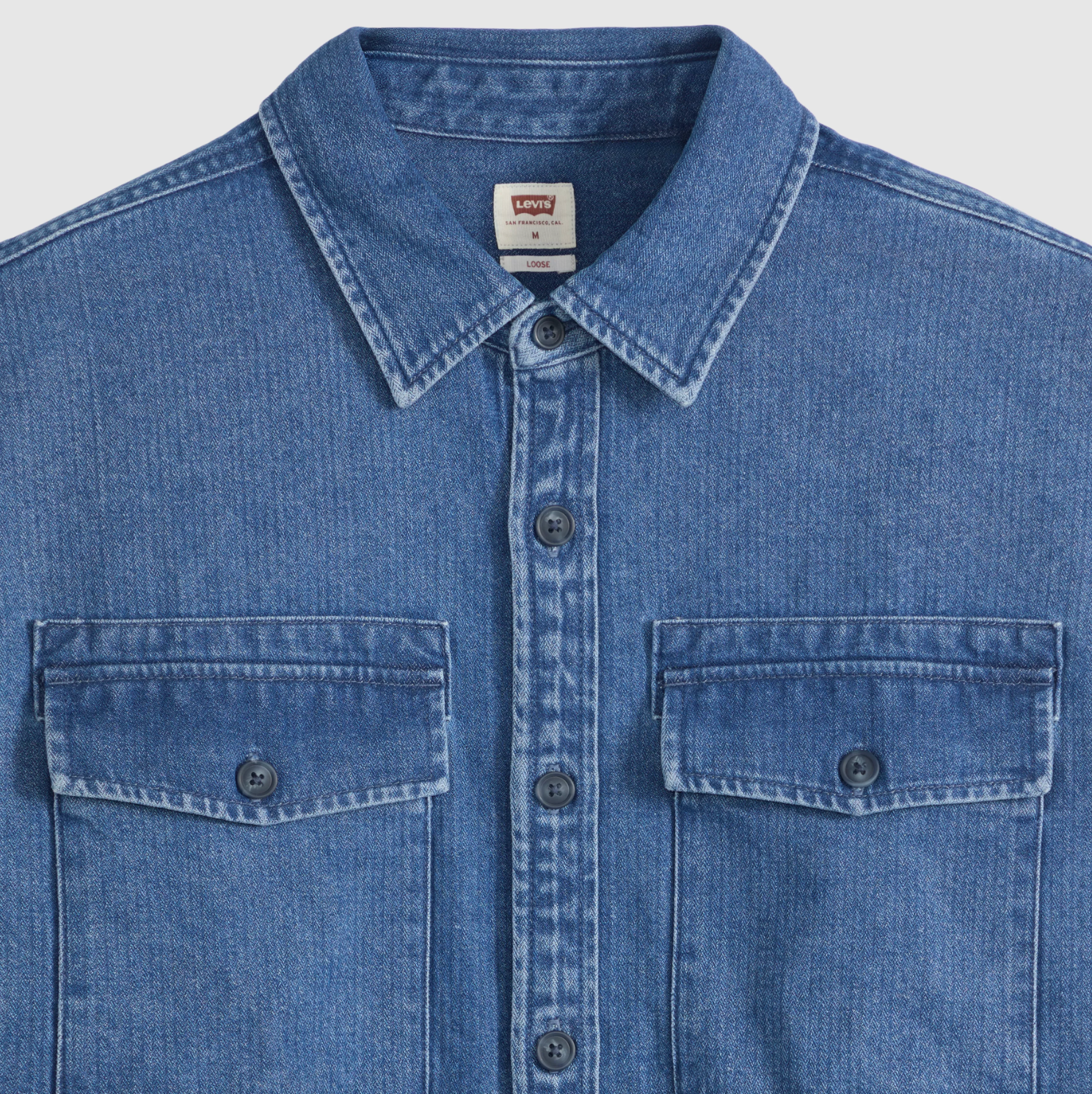 Chemise Waller Relax Indigo Herringbone Levi's
