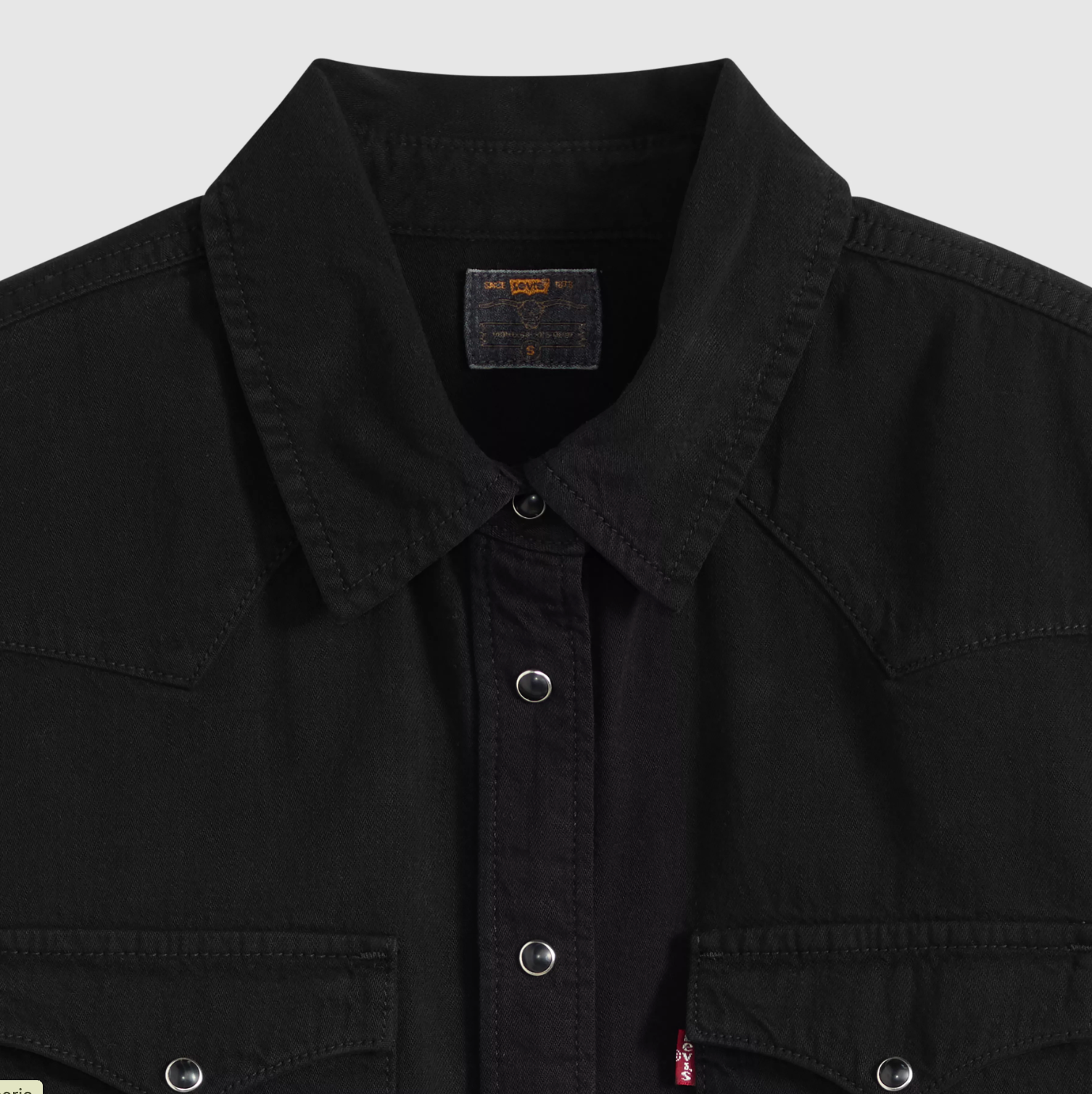 Chemise Heritage Western Denim Noir Levi's
