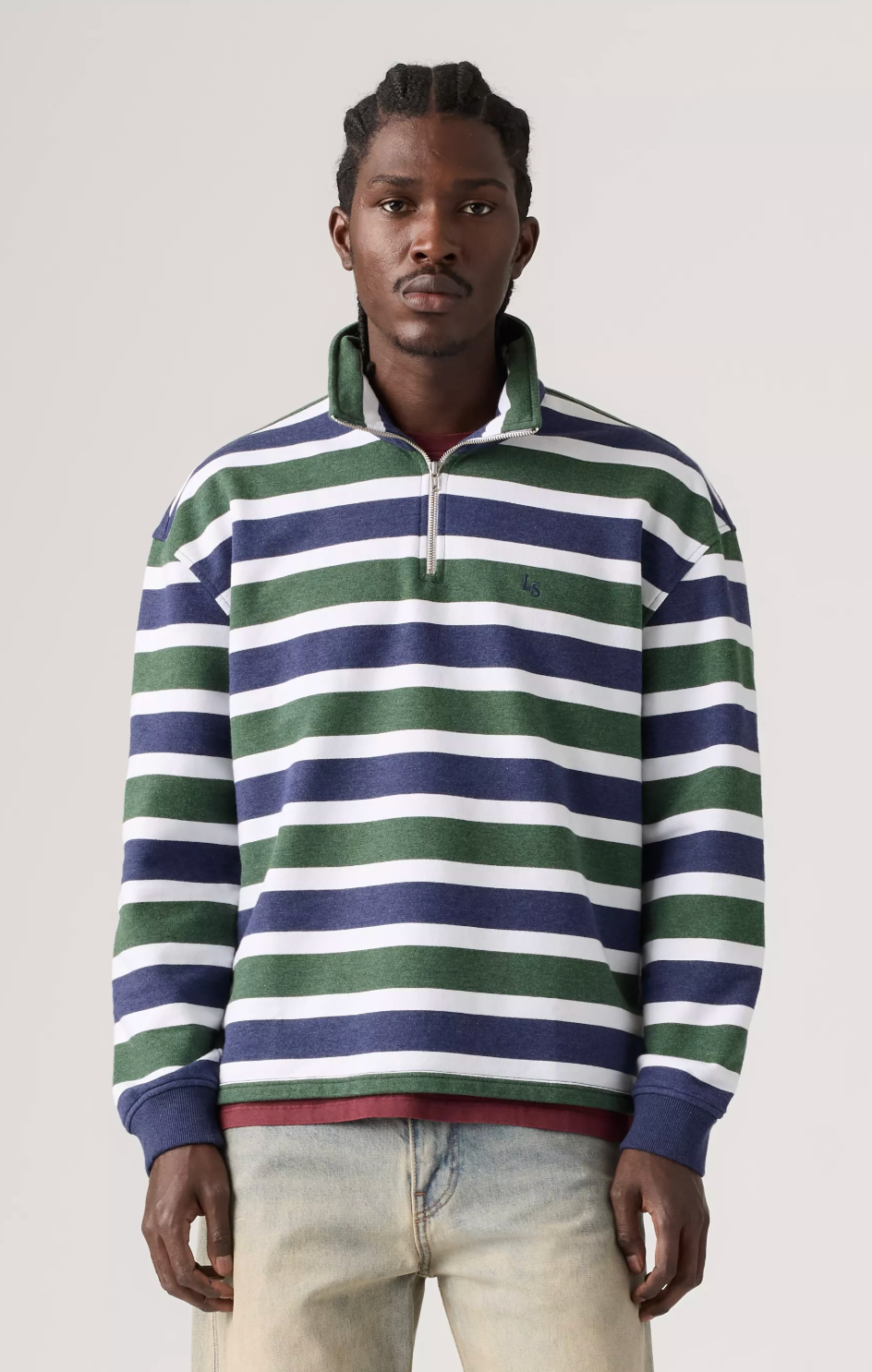 Chandail Cameron Quarter Kombu Green Levi's