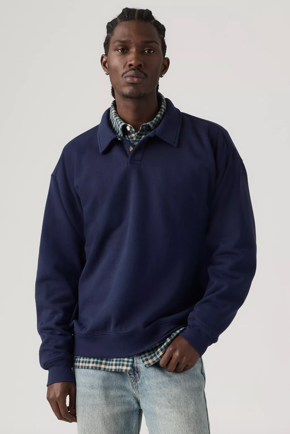 Chandail Leo Rugby Bleu Marine Levi's