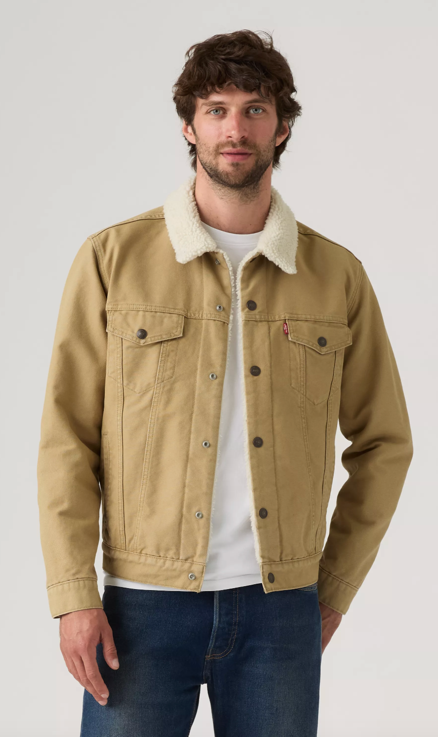 Veste Type 3 Sherpa Harvest Gold Levi's