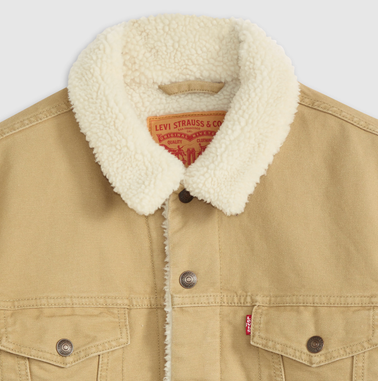 Veste Type 3 Sherpa Harvest Gold Levi's