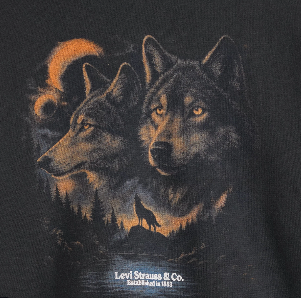 Chandail Relaxed Graphic Loup Noir Levi's