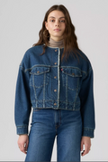 Manteau Collarless Crop Sherpa Rogue Levi's