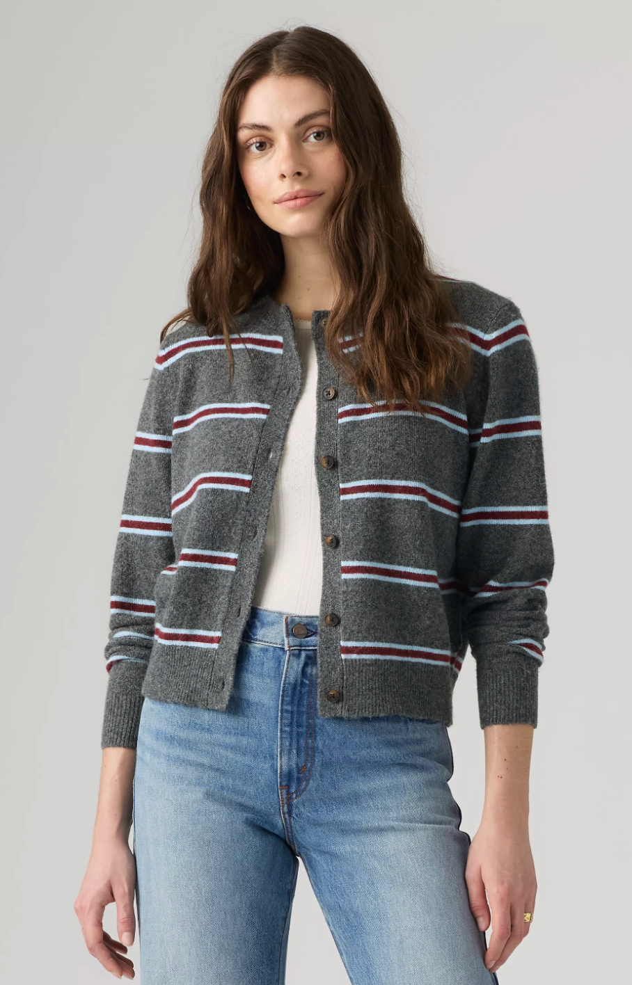 Cardigan Claire Gris Rayé Levi's
