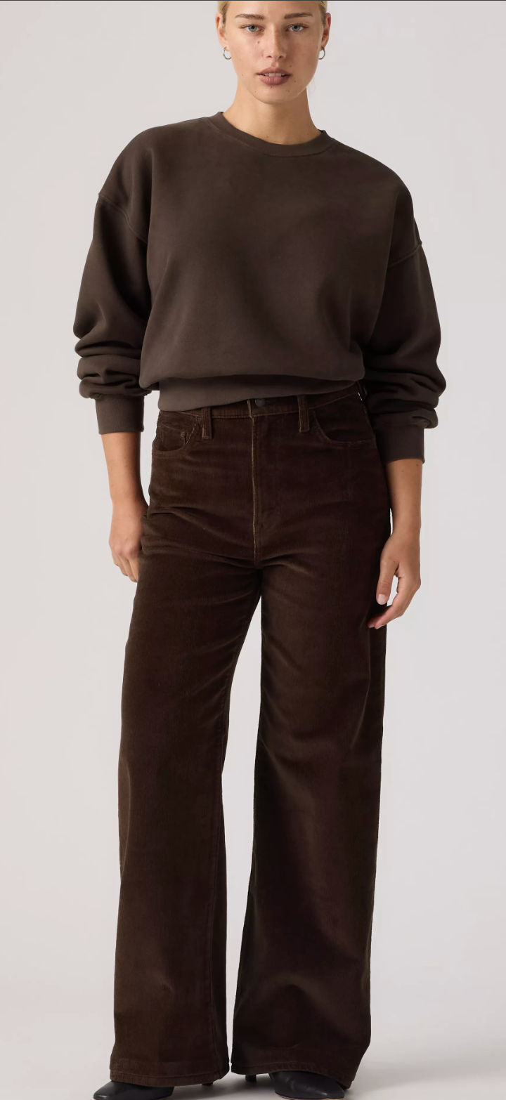 Pantalon Ribcage Wide Leg Java Corduroy Levi's