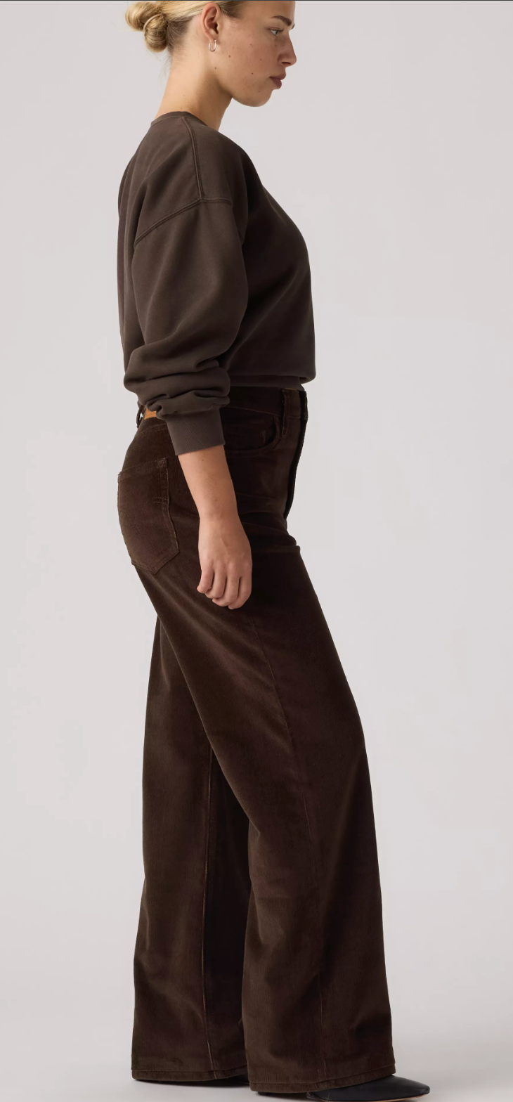 Pantalon Ribcage Wide Leg Java Corduroy Levi's