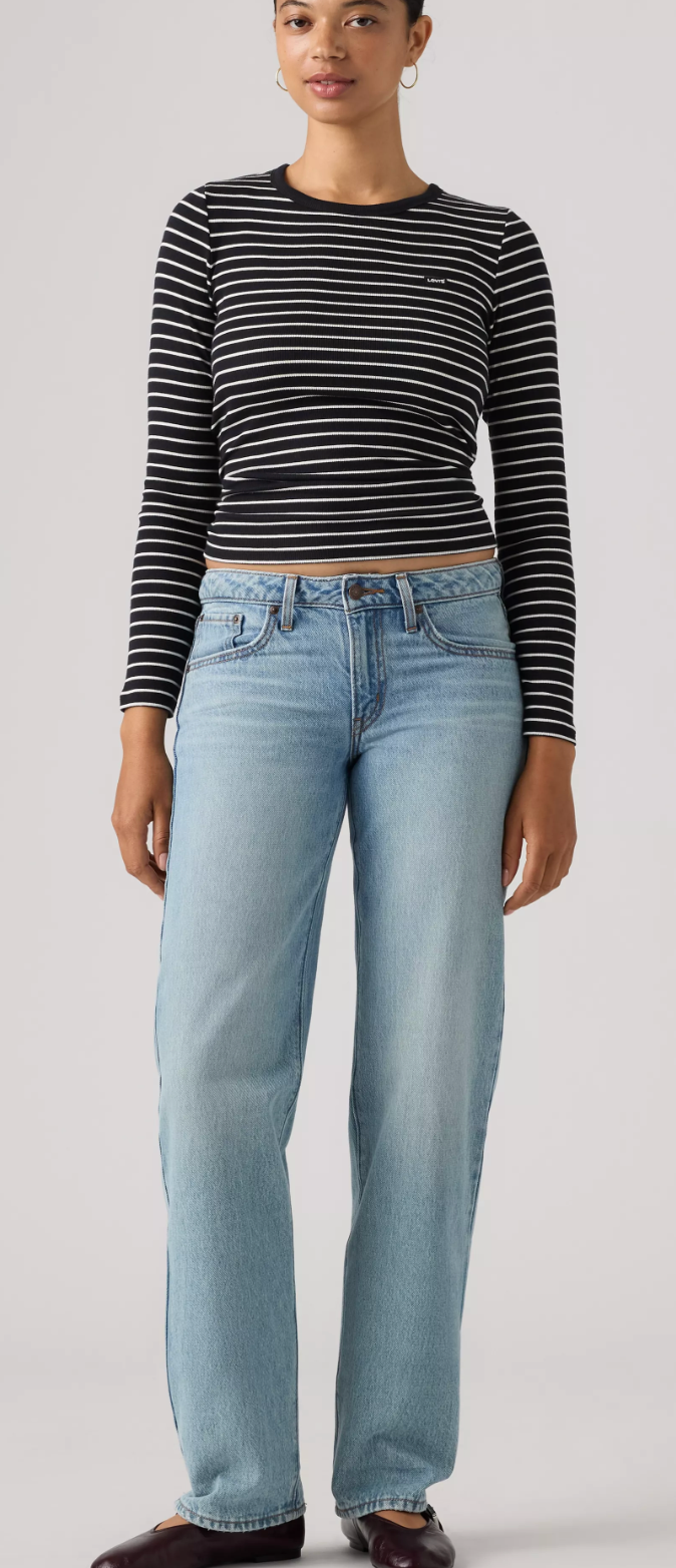 Jeans Superlow Straight Let Love In Levi's