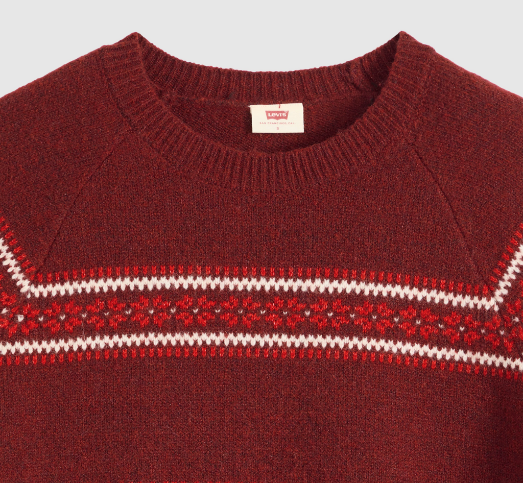 Pull Jolie Fairisle Rouge Cabernet Levi's