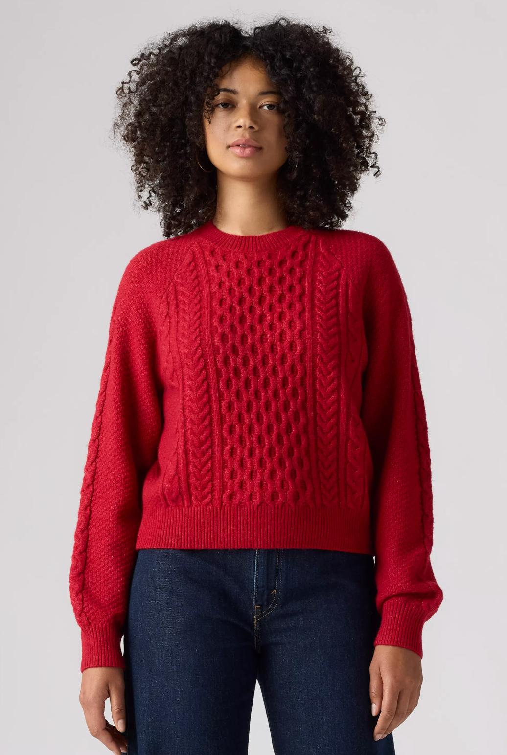 Pull Jolie Cable Rouge Levi's