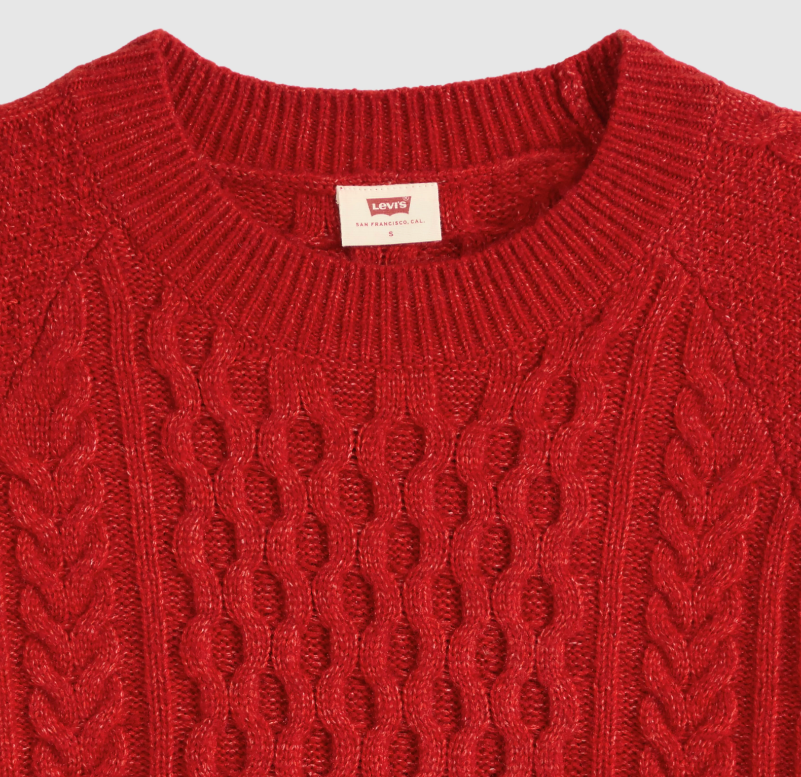 Pull Jolie Cable Rouge Levi's