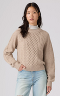 Pull Jolie Cable Tan Chiné Levi's