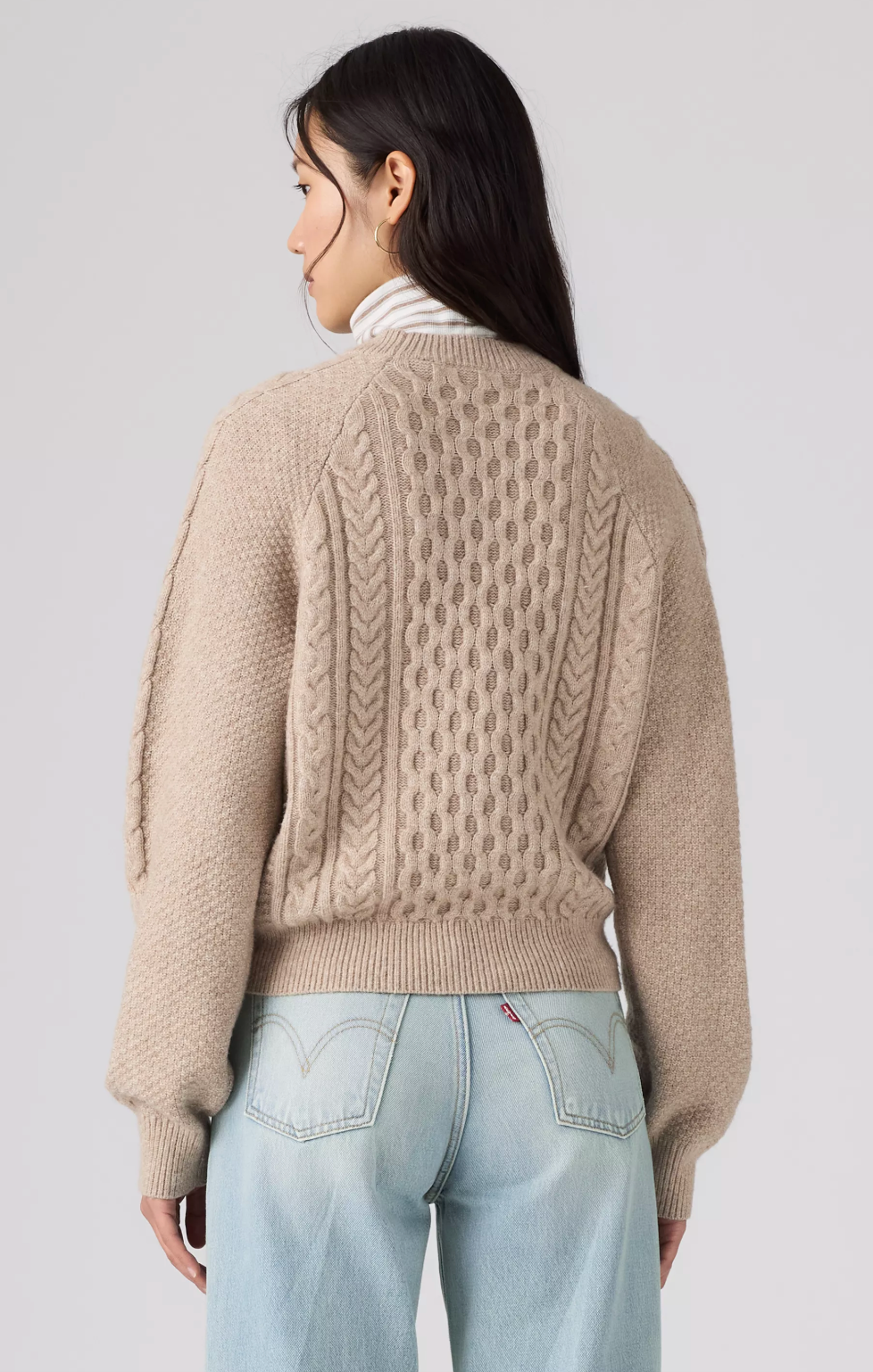 Pull Jolie Cable Tan Chiné Levi's