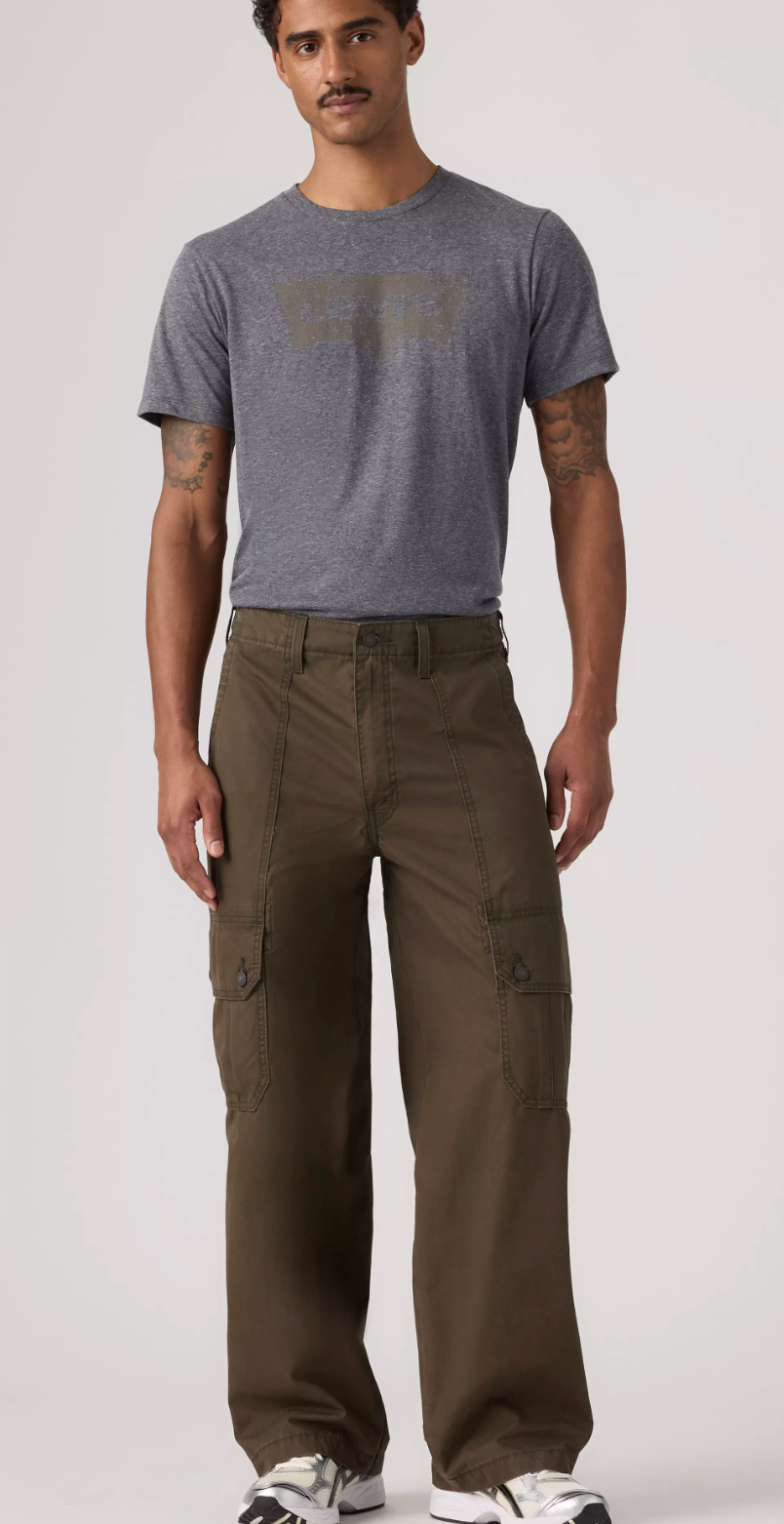Pantalon Extra Baggy Cargo Vert Komodo Levi's