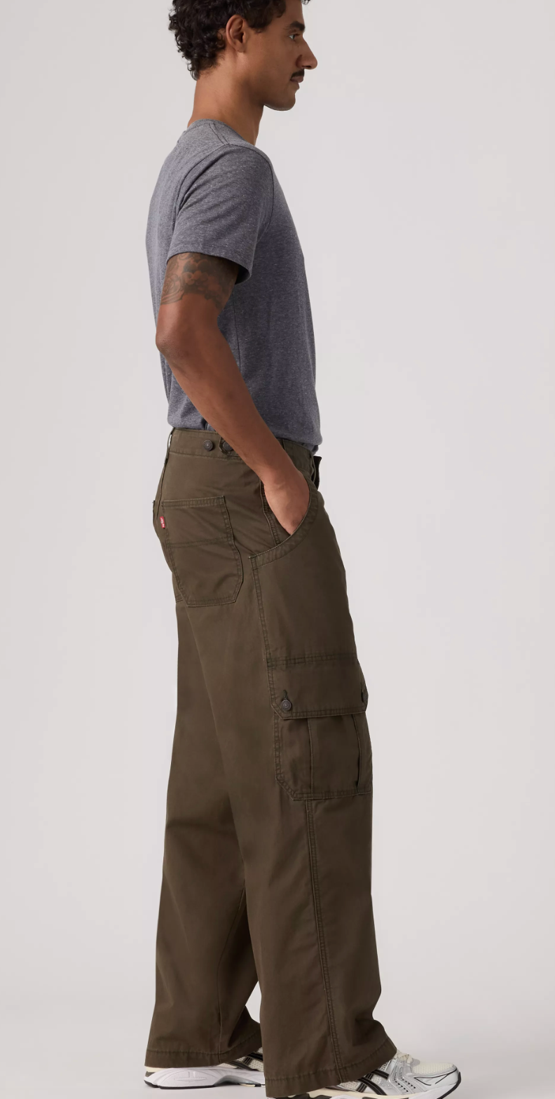 Pantalon Extra Baggy Cargo Vert Komodo Levi's
