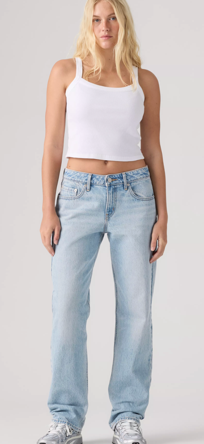 Jeans Low Straight Blasted Stone Clean Levi's