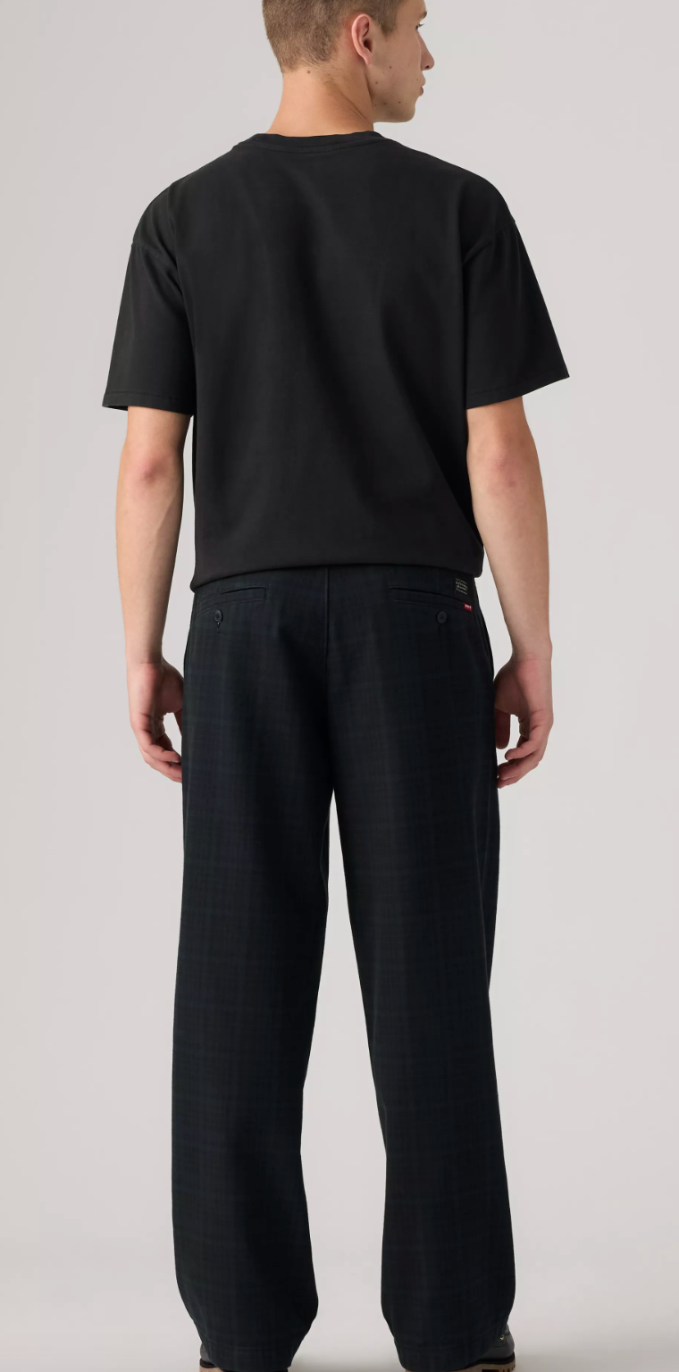 Pantalon XX Chino Baggy Miles Plaid Dark Tonal Levi's
