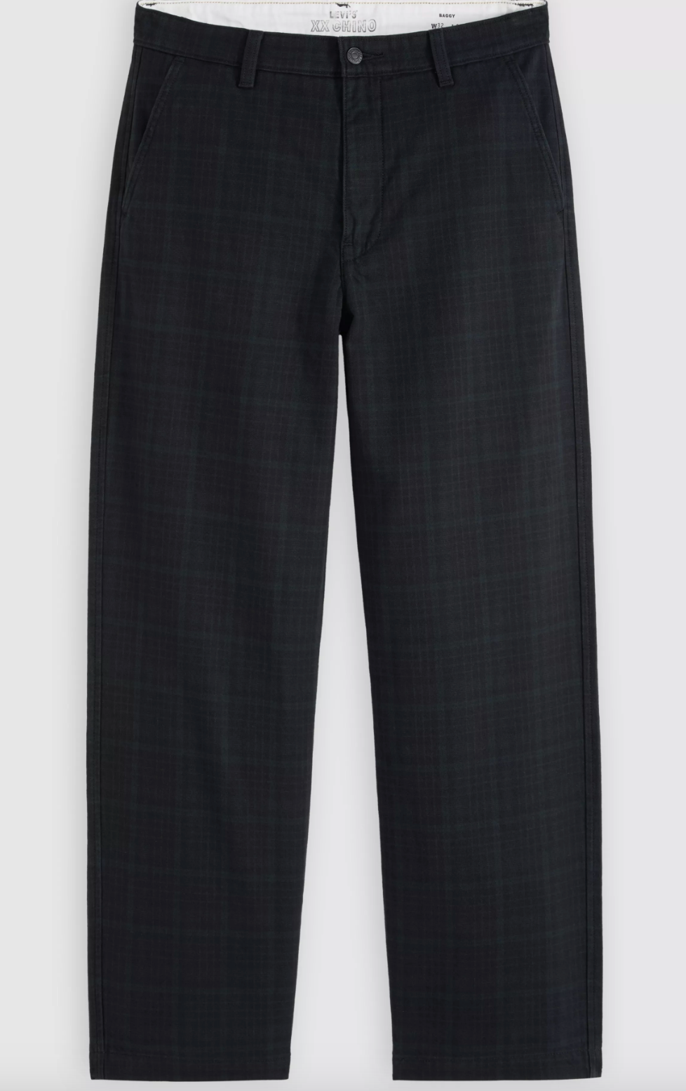 Pantalon XX Chino Baggy Miles Plaid Dark Tonal Levi's