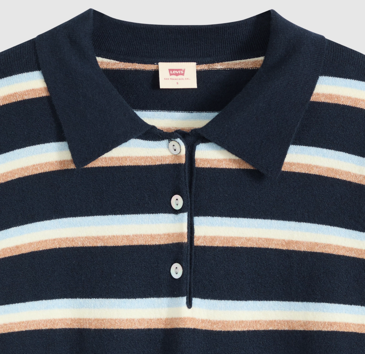 Haut Super Soft Polo Bleu Navy Levi's